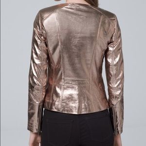New whbm metallic mini jacket